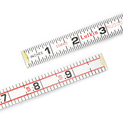 Folding Wood Rule, 6' L, Wood, 1/6" Graduations PB Rental Co. Ltd.
