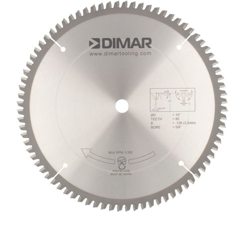 Lames de scies pour entrepreneur, 10", 80 dents, Pour Non ferreux PB Rental Co. Ltd.