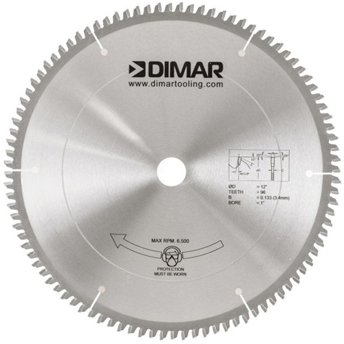 Melamine Saw Blade, 12", 96 Teeth, Wood Use PB Rental Co. Ltd.