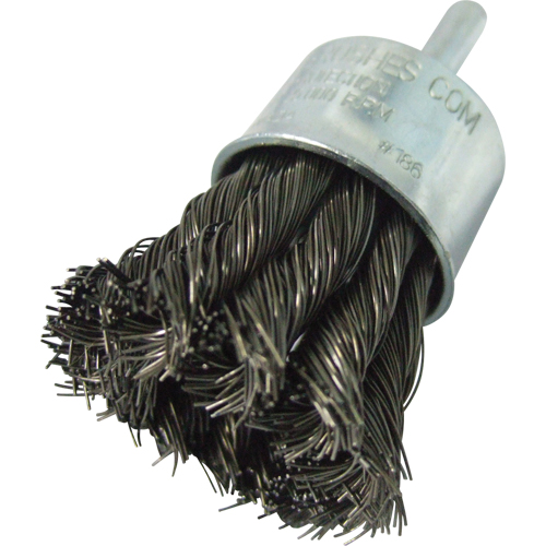 Brosses mont&eacute;es &agrave; fils nou&eacute;s, 1" dia., dia. Des fils 0,014", Tige 1/4" PB Rental Co. Ltd.