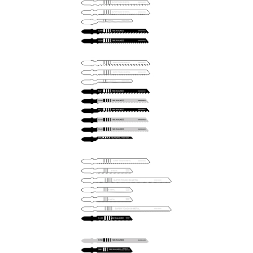 Jigsaw Blade, Bi-Metal, T-Shank, 4" L, 6 TPI PB Rental Co. Ltd.