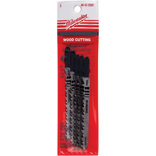 Jigsaw Blade, Bi-Metal, T-Shank, 4" L, 6 TPI PB Rental Co. Ltd.