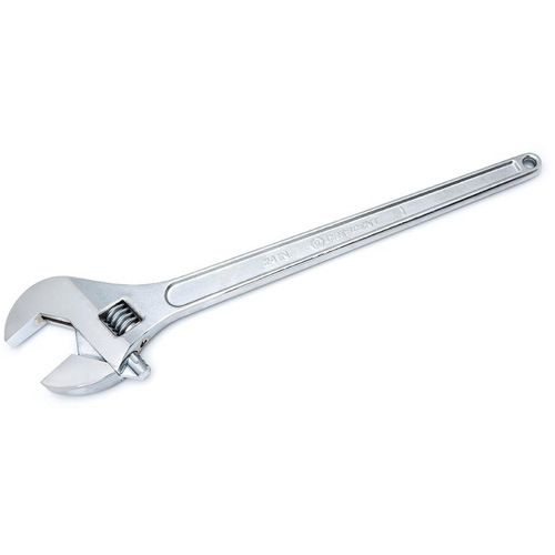 Adjustable Tapered Handle Wrench - Carded, 24" L, 2-7/16"/62 mm Max Width, Chrome/Polished PB Rental Co. Ltd.