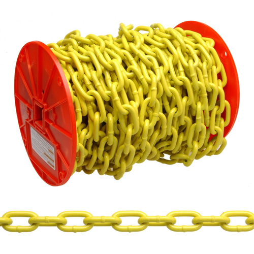 Proof Coil Chain, Low Carbon Steel, 1/4" x 60' (18.3 m) L, Grade 30, 1300 lbs. (0.65 tons) Load Capacity PB Rental Co. Ltd.