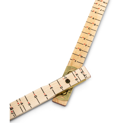 R&egrave;gle de maçon surdimensionn&eacute; Red End, 6' lo, Bois, Graduations de 1/16" PB Rental Co. Ltd.
