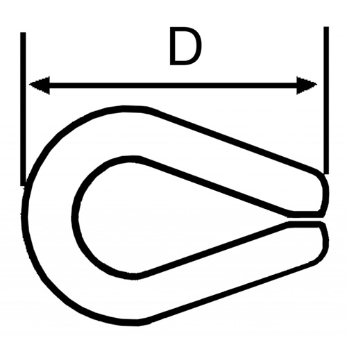 Wire Rope Thimble PB Rental Co. Ltd.
