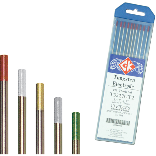&eacute;lectrodes de tungst&egrave;ne, 0,020" dia. x 7" lo PB Rental Co. Ltd.