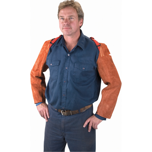 Leather Sleeves, 23" L, Lava Brown PB Rental Co. Ltd.