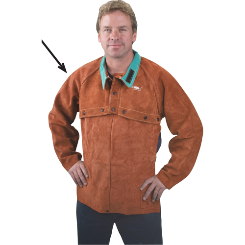 Leather Cape Sleeves, Large, Lava Brown PB Rental Co. Ltd.