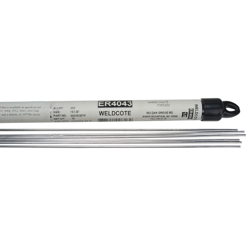 Baguettes pour soudage TIG en longueurs de 36", 1/16", Aluminium PB Rental Co. Ltd.
