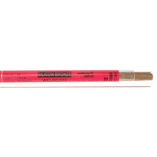 Baguettes pour soudage TIG en longueurs de 36", 1/16", Bronze silicon&eacute; PB Rental Co. Ltd.