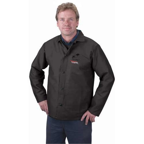 Flame Retardant Jacket, Cotton, 4X-Large, Black PB Rental Co. Ltd.