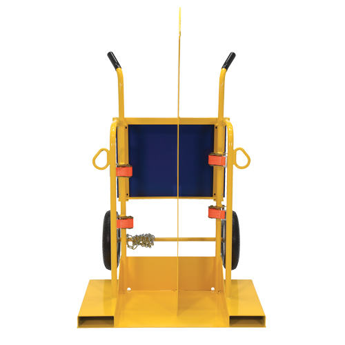 Chariot pour chalumeau et bouteille de soudage, Roues Pneumatique, Base de 24" la x 19-1/2" lo, 500 lb PB Rental Co. Ltd.