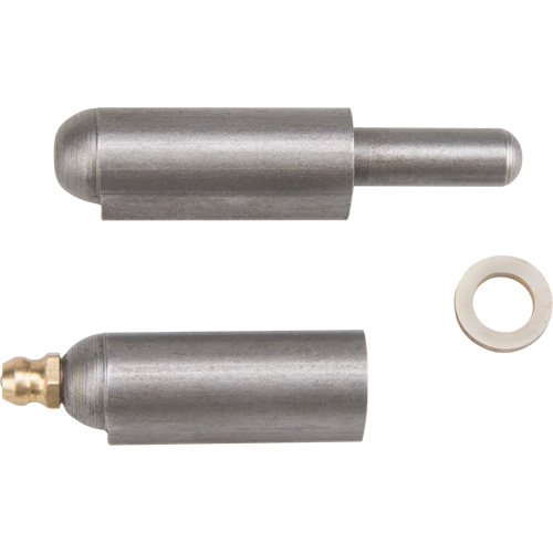 Weld-On Hinge, 0.512" Dia. x 3.15" L, Mild Steel w/Fixed Steel Pin PB Rental Co. Ltd.