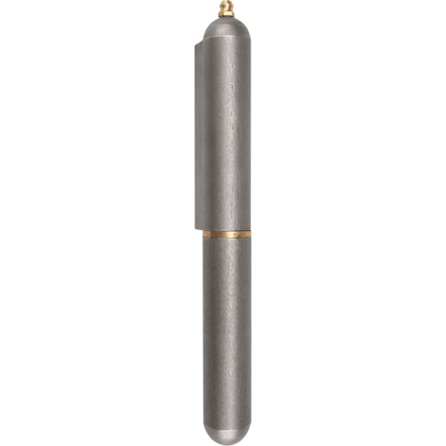 Weld-On Hinge, 0.906" Dia. x 7.874" L, Mild Steel w/Fixed Steel Pin PB Rental Co. Ltd.