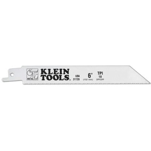 Reciprocating Saw Blades, Bi-Metal, 18 TPI, 6" L x 3/4" W PB Rental Co. Ltd.
