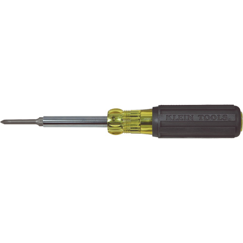 Tournevis/tourne-&eacute;crous multiembouts 6-en-1 avec port&eacute;e &eacute;tendue, 9-1/8" lo, Prise Coussin&eacute;e PB Rental Co. Ltd.