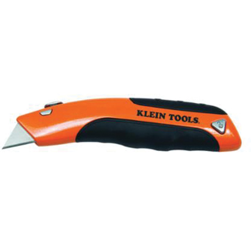 Klein-Kurve&reg; Retractable Utility Knife, Stainless Steel, Heavy-Duty, Rubber Handle PB Rental Co. Ltd.