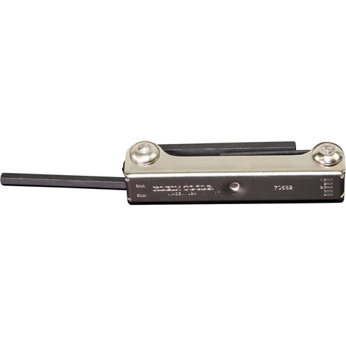 Folding Hex Key Set, 7 Pcs., Metric PB Rental Co. Ltd.