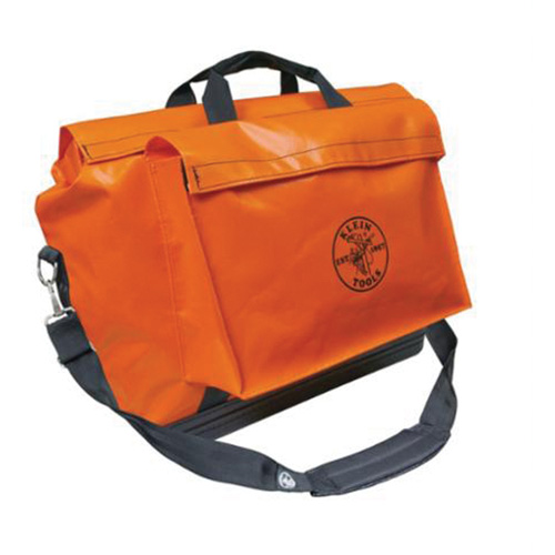 Vinyl Equipment Bag, Vinyl, 2 Pockets, Orange PB Rental Co. Ltd.