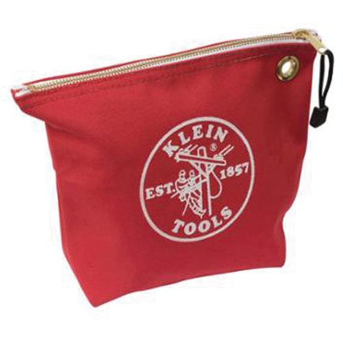 Zipper Tool Pouch, Canvas, 1 Pockets, Red PB Rental Co. Ltd.
