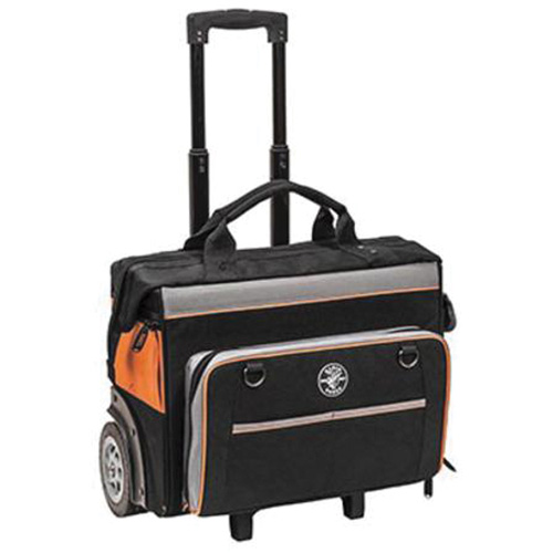 Sac &agrave; outils roulant Tradesman Pro, Polyester balistique, 24 pochettes, Noir/Orange PB Rental Co. Ltd.