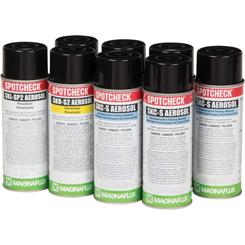 Solvent Removable Visible Penetrant Testing Kits, Kit PB Rental Co. Ltd.