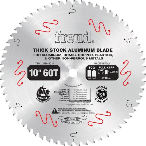 Lames de scie industrielle, 10", 72 dents, Pour Non ferreux PB Rental Co. Ltd.