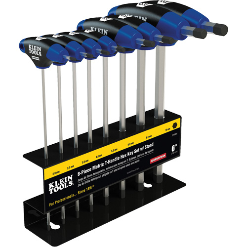 Metric T-Handle Hex Key Set, 8 Pcs., Metric PB Rental Co. Ltd.