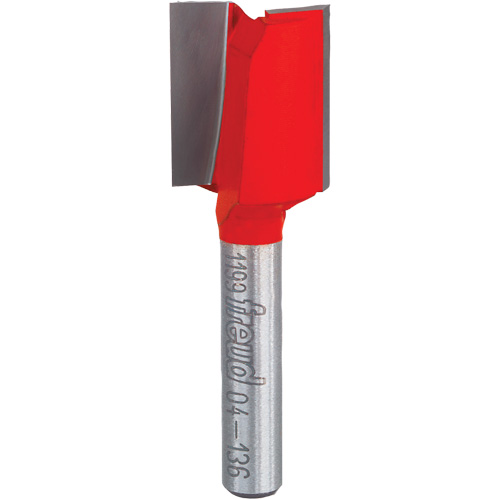 Router Bit - Double Flute Straight Bit, 5/8" Dia., 7/8" H, 2-1/8" L, 1/4" Shank PB Rental Co. Ltd.