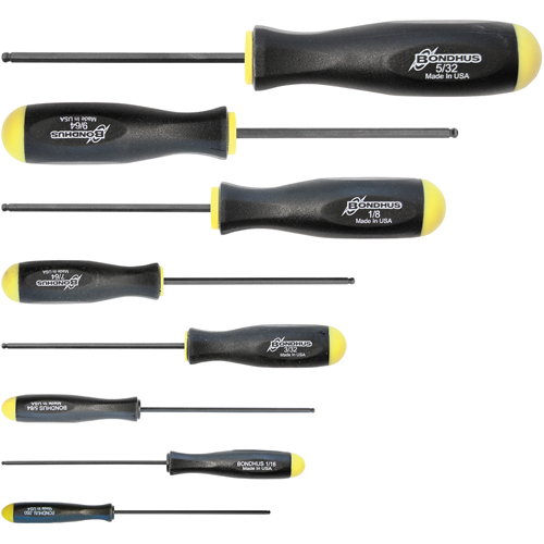Jeux de tournevis ball driver - SAE, 8 mcx PB Rental Co. Ltd.