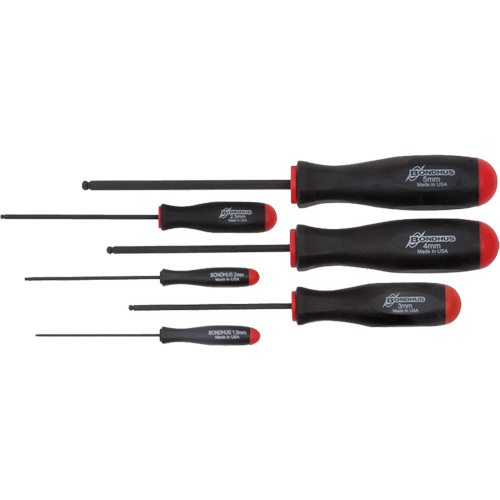 Jeux de tournevis ball driver - M&eacute;trique, 6 mcx PB Rental Co. Ltd.