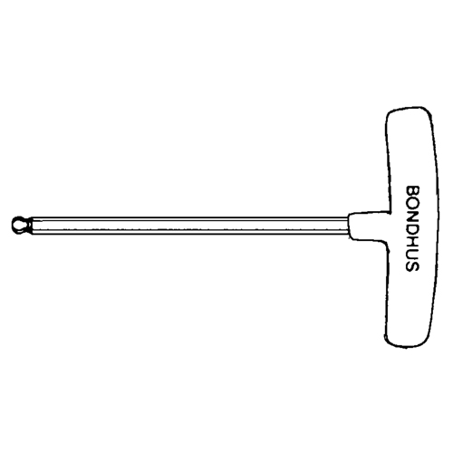 Individual Hex Keys - SAE, Ball End, 3/32" x 6" L, T Handle PB Rental Co. Ltd.