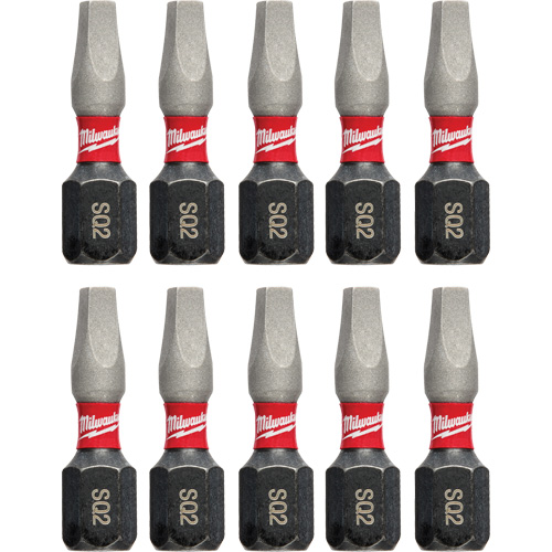 Shockwave Impact Insert Bits, Square, #2, 1/4" Drive PB Rental Co. Ltd.