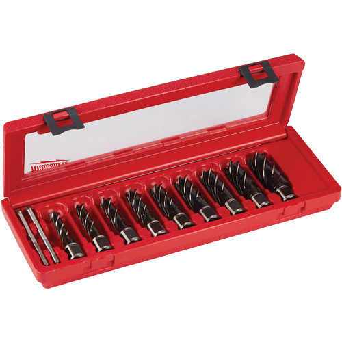 Annular Cutter Drill Bit Set, 9 Pieces, High Speed Steel PB Rental Co. Ltd.