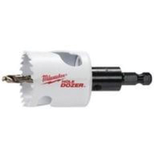 Scie-cloche Hole Dozer avec arbre, 1-3/4", Profondeur de la coupe 1-5/8", Bim&eacute;tal PB Rental Co. Ltd.