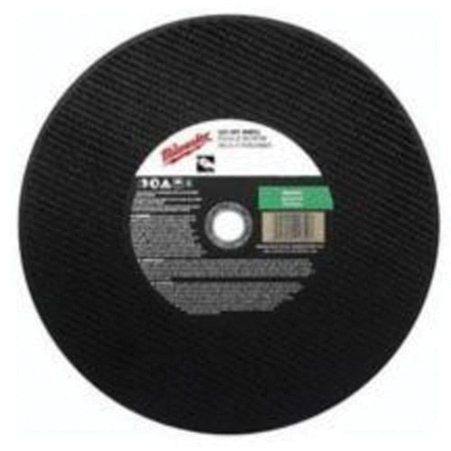 Meule &agrave; tronçonner de premi&egrave;re qualit&eacute;, 14" x 1/8", Arbre de 1", Type 1, Carbure de silicium, 5400 Tr/min PB Rental Co. Ltd.