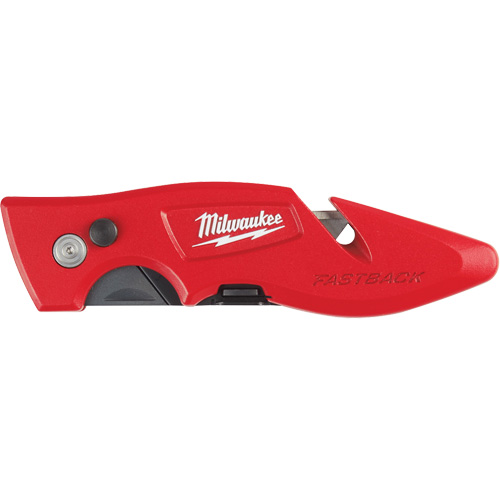 Couteau utilitaire rabattable Fastback, 2" lame, lame en Acier au carbone, poign&eacute;e en M&eacute;tal PB Rental Co. Ltd.