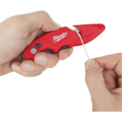Couteau utilitaire rabattable Fastback, 2" lame, lame en Acier au carbone, poign&eacute;e en M&eacute;tal PB Rental Co. Ltd.