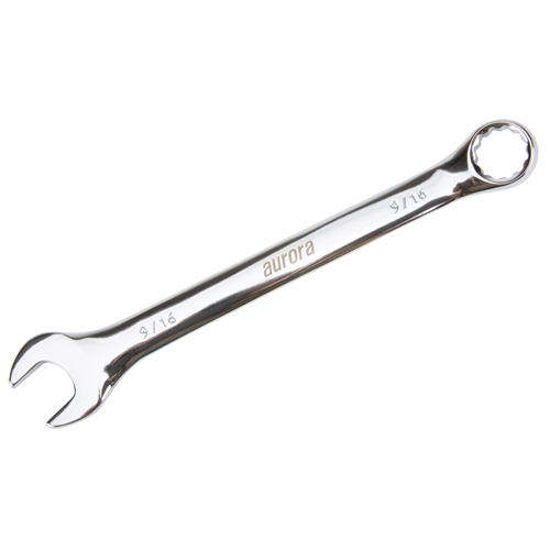 Cl&eacute; mixte, 12 pans, 9/16", Fini Chrome PB Rental Co. Ltd.