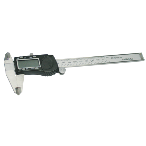 Digital Fractional Caliper, 0.005" (0.01 mm) Resolution, 0" - 6" ( 0 mm - 150 mm) Range PB Rental Co. Ltd.