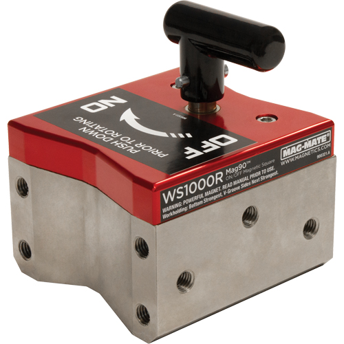 Mag90 On/Off Magnetic Squares, 4-1/4" L x 4" W x 4-3/4" H, 1000 lbs. PB Rental Co. Ltd.