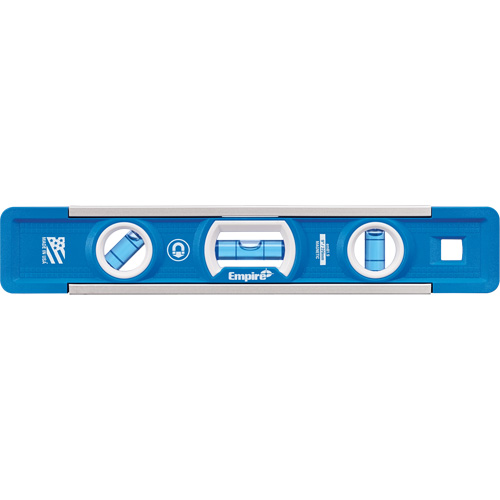True Blue&reg; Torpedo Level, 9" L, Aluminum, 3 Vials, Magnetic PB Rental Co. Ltd.