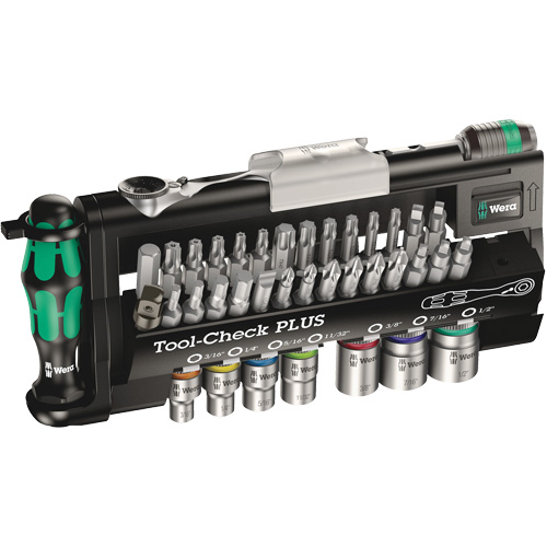 Jeu de mini rochet et manche de tournevis imp&eacute;rial Tools Check Plus, 39 Mcx, Prise de 1/4" PB Rental Co. Ltd.
