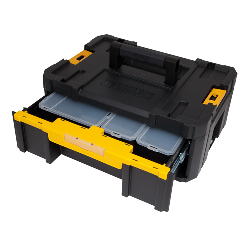 TSTAK&reg; III Tool Box with Single Deep Drawer, 16-3/4" x 12-1/4" x 6-7/8", Black PB Rental Co. Ltd.