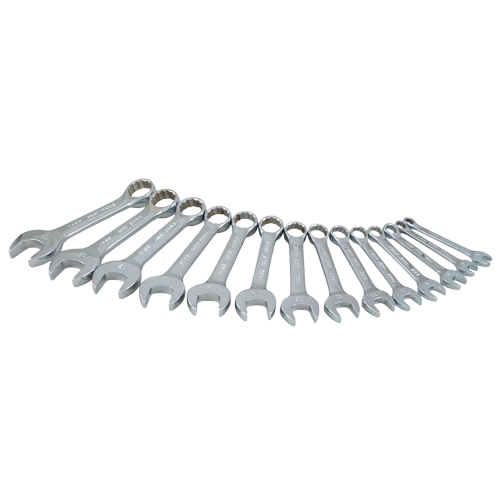 Stubby Wrench Set, Combination, 14 Pieces, Metric PB Rental Co. Ltd.