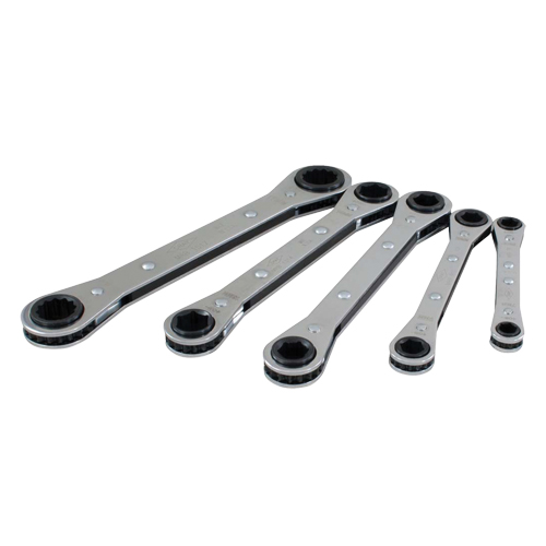 Wrench Set, Ratcheting Box, 5 Pieces, Metric PB Rental Co. Ltd.