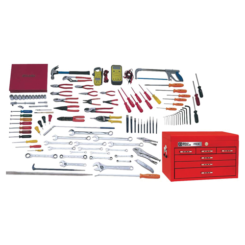 Electricians Master Set With Top Chest, 114 Pieces PB Rental Co. Ltd.