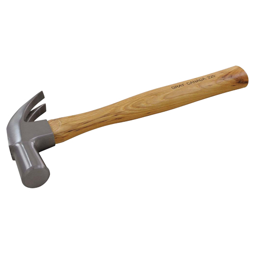 Claw Hammer, 1.25 lbs., Wood Handle, 13" L PB Rental Co. Ltd.