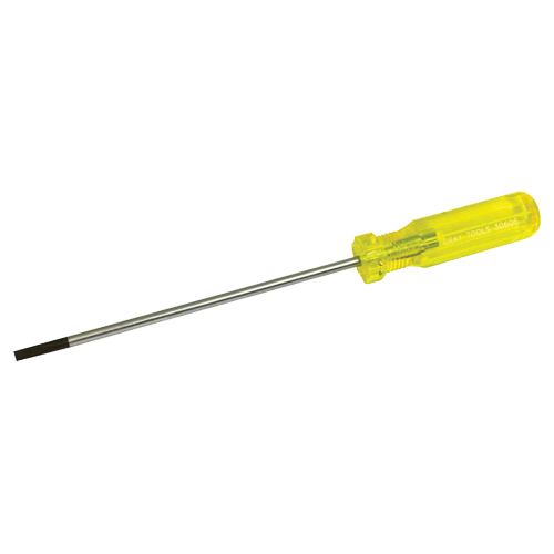 Tournevis &agrave; fente d'&eacute;lectricien, Tige de 3/16", Ronde, 9-1/2" lo, Prise en Plastique PB Rental Co. Ltd.
